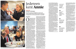 Ie dereen kent An n i e