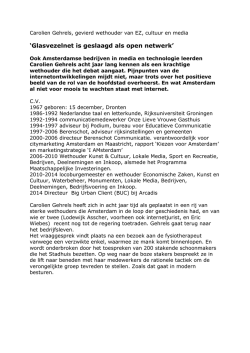 Interview Carolien Gehrels