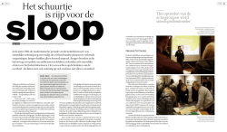 Het schuurtje is rijp voor de