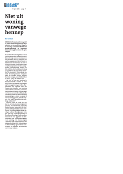 DvhN 20140613 Niet uit woning vanwege hennep