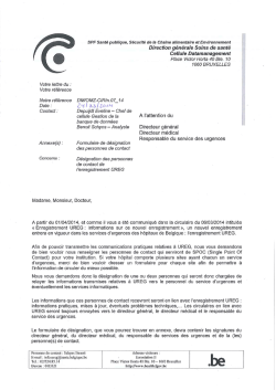 Direction g&eacute;n&eacute;rale Soins de sant&eacute;