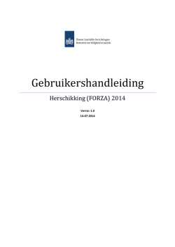 Download handleiding herschikkingen