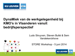 Jobcreatie en jobdestructie in Vlaanderen