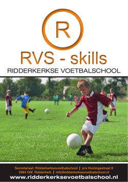 HIER - Ridderkerkse voetbalschool