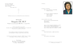 Margriet DE BUF - Uitvaartzorg Serrus