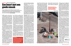 Een buurt met een goede smaak