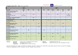 Vergaderplanning 2014-2015 btg ZWS