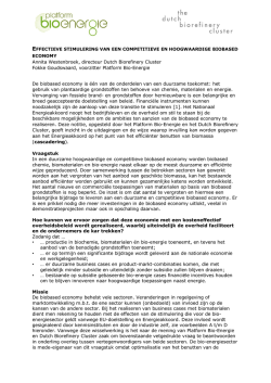 position paper - Dutch Biorefinery Cluster