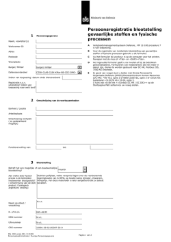 Het genoemde formulier - Onafhankelijke Defensie Bond