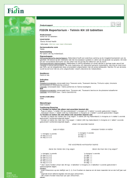 FIDIN Repertorium - Telmin KH 10 tabletten - Direct