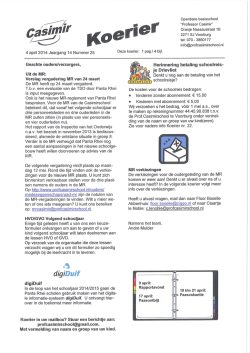 4 april 2014 Jaargang 14 Nummer 25