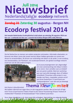 Ecodorp festival 2014