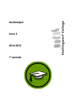 Havo 5 - Stellingwerf College