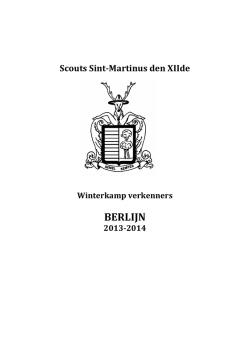 Winterkamp Berlijn 2013-2014 - Sint