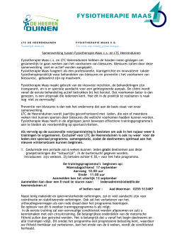 Nieuwsbrief LTC Heerenduinen FT Maas Najaar