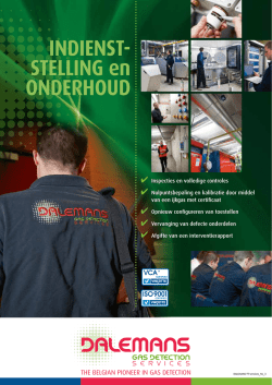 INDIENST- STELLING en ONDERHOUD