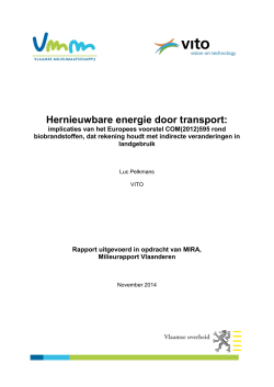 Hernieuwbare energie door transport - Mira-T