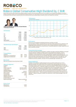 Robeco Global Conservative High Dividend Eq. C EUR