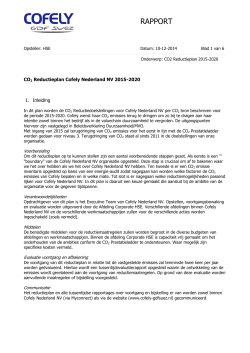 3.B.1_1 CO2 reductieplan Cofely NL 2015-2020