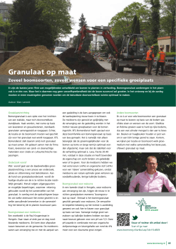 Granulaat op maat