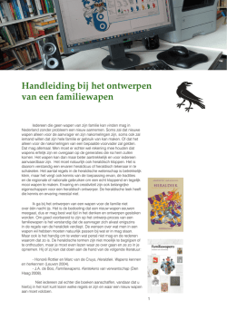 Handleiding bij het ontwerpen van een familiewapen