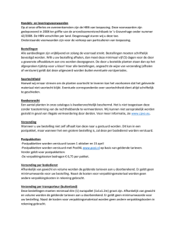 Handelsvoorwaarden