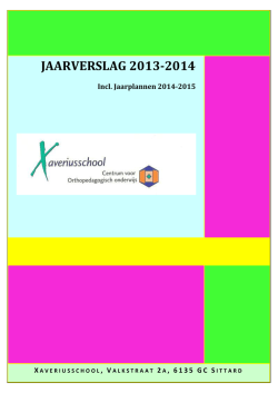 JAARVERSLAG 2013-2014 - Ambulante Begeleiding