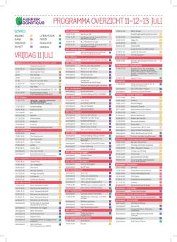 Programma Fabriek Magnifique 2014