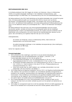 Bestuursakkoord mbo