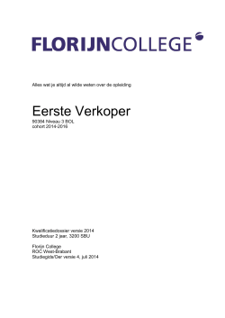 Eerste verkoper - Florijn College