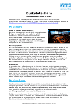 intentieverklaring - Waternet Innovatie