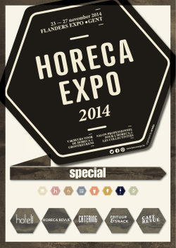 Beursbijlage Horeca Expo 2014