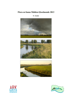 Flora en fauna Midden-IJsselmonde 2013
