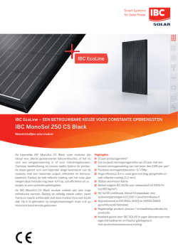 IBC MonoSol 250 CS Black