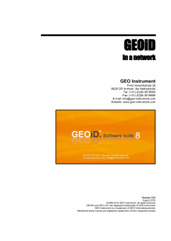 Download the document GEOiD in a network