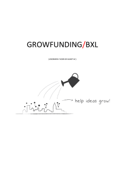 GROWFUNDING/BXL - Bouwstenen voor co&ouml;peratief ondernemen
