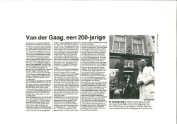 200 jarig jubileum - Monumentenzorg Den Haag