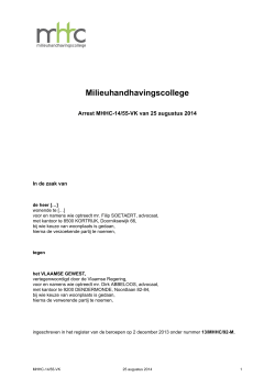 MHHC-14/55-VK - Milieuhandhavingscollege