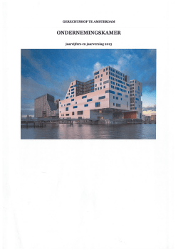 Jaarverslag Ondernemingskamer 2013