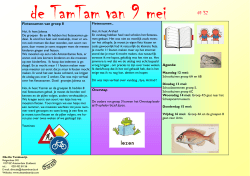 TamTam #32 9-5-2014 - OBS De Tamboerijn