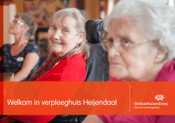 Folder Heijendaal - DrieGasthuizenGroep