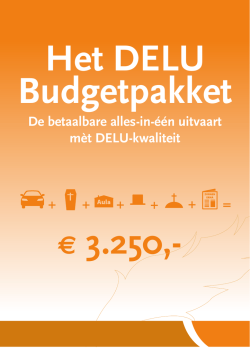 Het DELU Budgetpakket