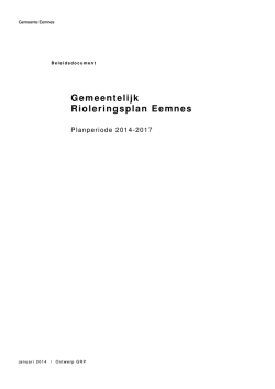 Ontwerp GRP Eemnes 2014-2017