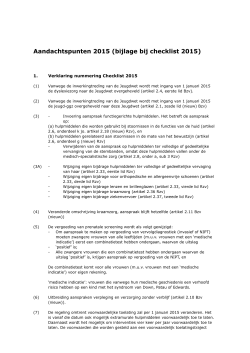 Verklaring checklist modelpolisbeoordeling 2015