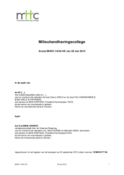 MHHC-14/34-VK - Milieuhandhavingscollege