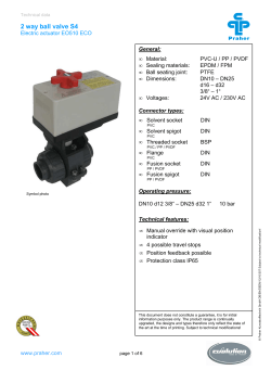 2w ball valve S4 PVC_PP_PVDF EO510 ECO