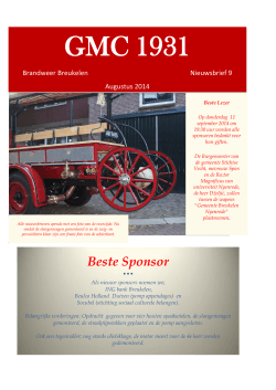 GMC 1931 - Vrijwillige Brandweer Breukelen
