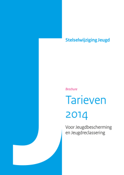 Handreiking tarieven 2014 JB/JR