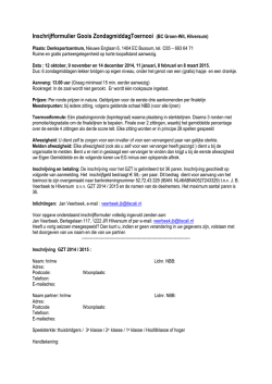 GZT inschrijfformulier 2014-2015 - NBB