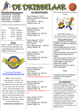 Dribbelaar 4 2014-2015